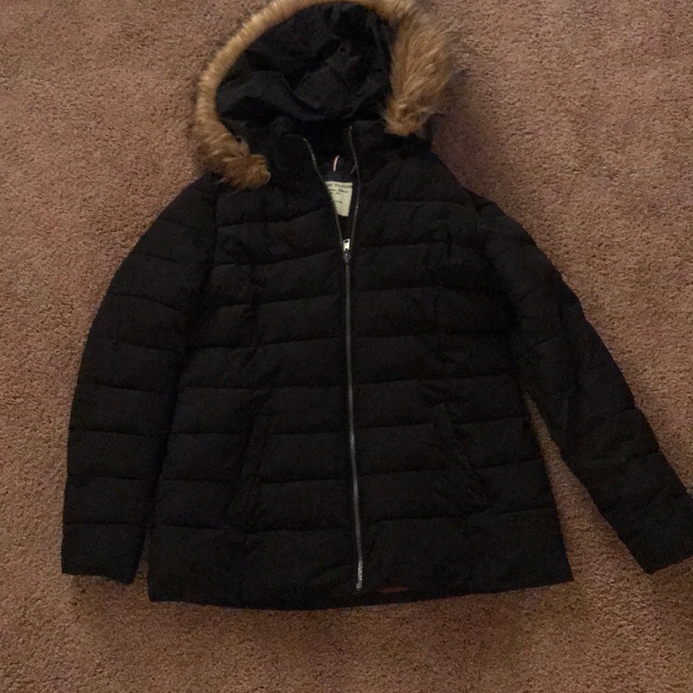 A black coat
